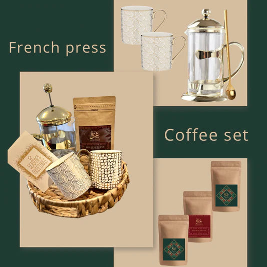Gaza Sea Port French Press Gift Set